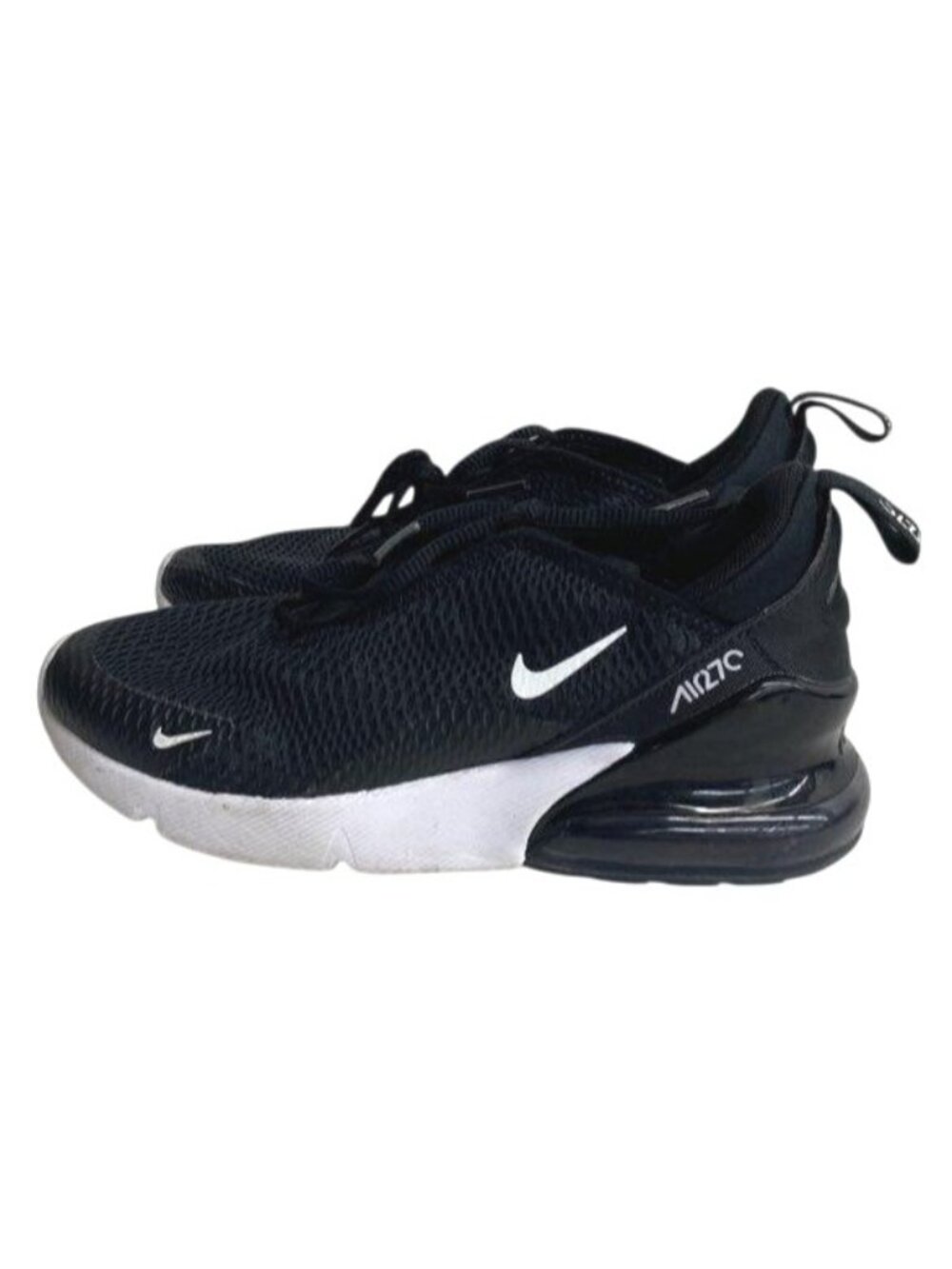 Nike Air Max 270 Youth Sneakers Black Size 2.5Y